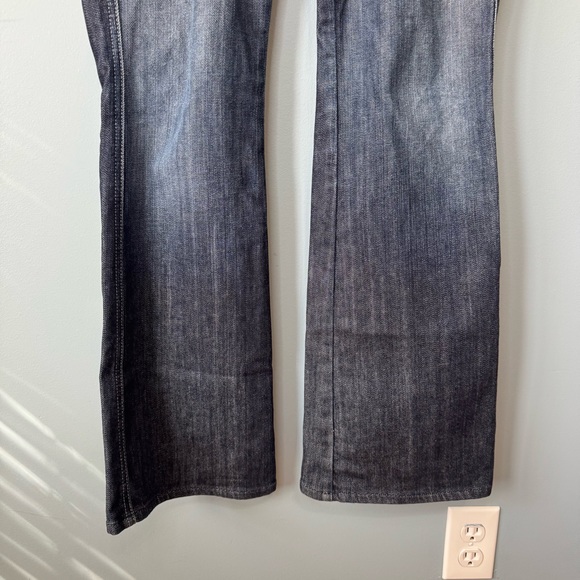 7 For All Mankind “A” Pocket Denim Bootcut Flare Dark Wash Jeans. Size 30 - Picture 6 of 14